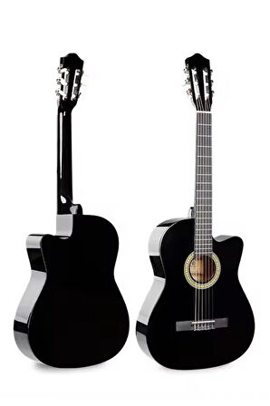 Florancıa FC3900CBK Siyah Cutaway Klasik Gitar