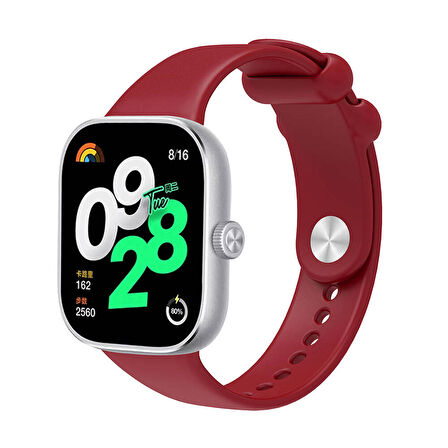 Forzacase Xiaomi Redmi Watch 4 ile uyumlu Silikon Kordon Kayış - FC395