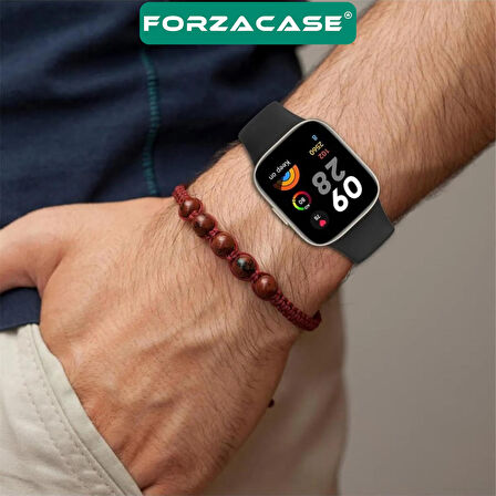 Forzacase Xiaomi Mi Band 8 Pro ile uyumlu Silikon Kordon Kayış - FC395