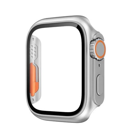Forzacase Apple Watch 10 46mm uyumlu Full Ekran Kasa Koruyucu ve Watch Ultra Çevirici Kılıf FC398