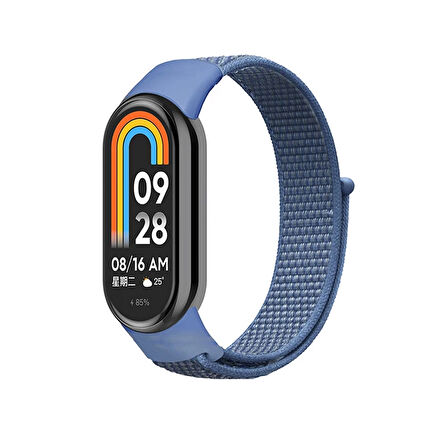 Forzacase Xiaomi Smart Band 10 ile uyumlu Esnek Hasır Örgü Kordon Kayış - FC429
