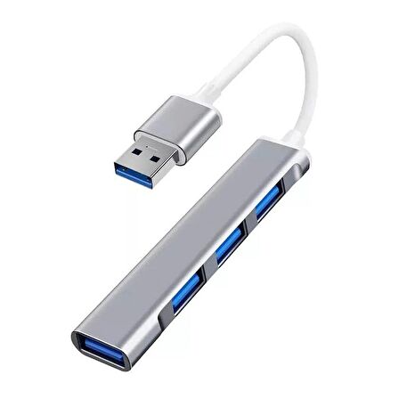 Forzacase USB 3.0 to USB 2.0 Port Çoğaltıcı Hub 4in1 OTG Adaptör 4lü USB Çoklayıcı - FC448