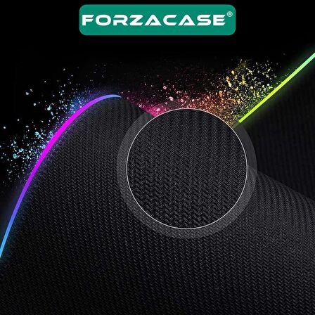 Forzacase RGB Ledli Gaming Mouse Pad 80x30cm Dünya Haritası - FC454