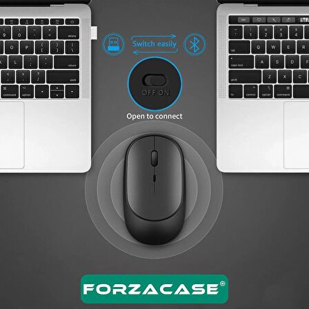  Forzacase 1600 DPI Şarj Edilebilir 2.4 GHz Bluetooth Kablosuz Mouse - FC474