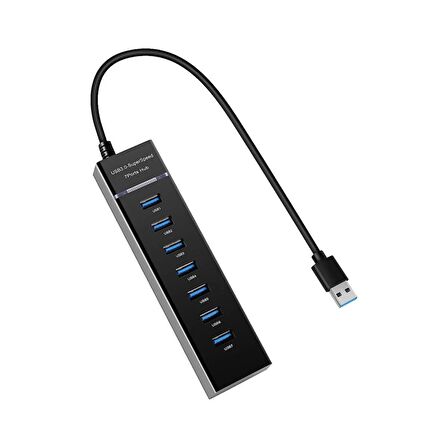 Forzacase USB 3.0 to USB 2.0 Port Çoğaltıcı Hub 7in1 OTG Adaptör 7li USB Çoklayıcı - FC478