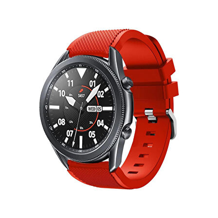 Forzacase Samsung Galaxy Gear S3 / Classic / Frontier için Tokalı Silikon Kordon Kayış - FC536