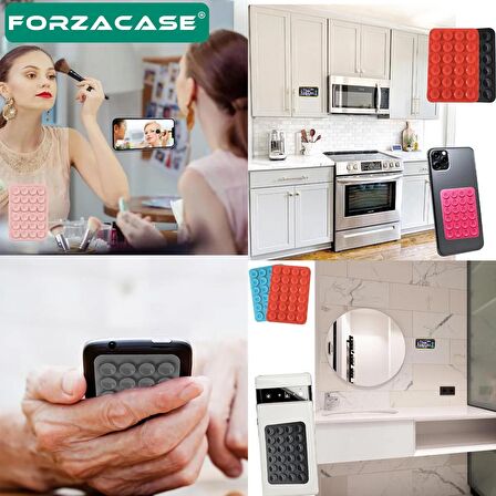Forzacase Silikon Vakumlu Eller Serbest Cep Telefon Tutacağı - FC554