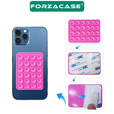 Forzacase Silikon Vakumlu Eller Serbest Cep Telefon Tutacağı - FC554