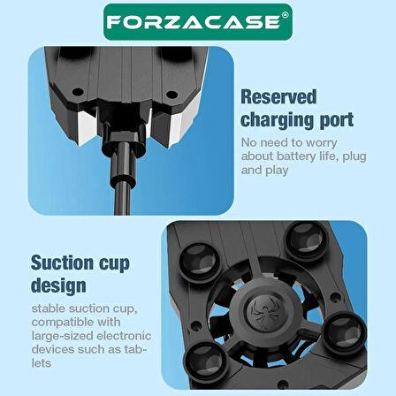 Forzacase Red Magic 8-8 Pro için 4700 RPM Vakumlu Kablolu Soğutucu Isı Önleyici Fan - FC562