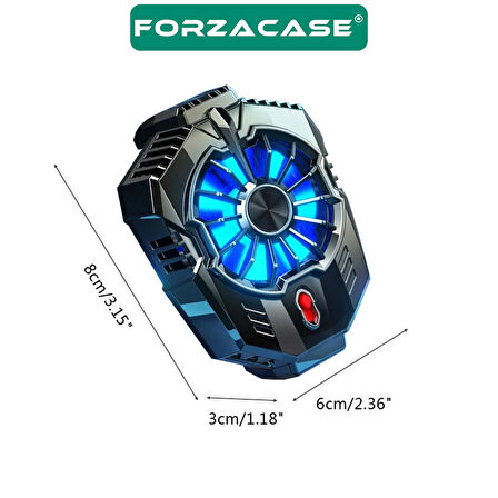 Forzacase Red Magic 7-7 Pro için 6500 RPM Kablolu Manyetik Soğutucu Isı Önleyici Fan - FC563