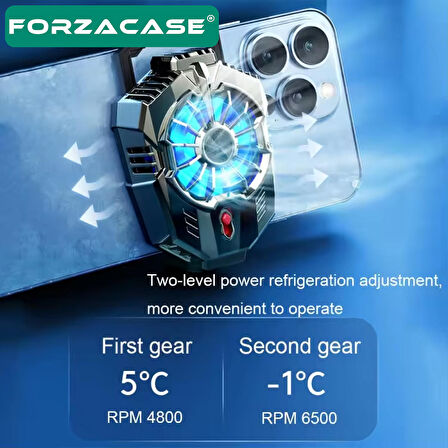 Forzacase Red Magic 9-9 Pro için 6500 RPM Kablolu Manyetik Soğutucu Isı Önleyici Fan - FC563