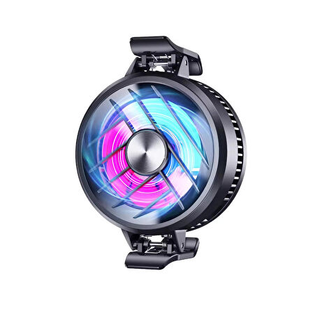 Forzacase 5000 RPM Kablolu Işıklı Cep Telefonu Soğutucu Isı Önleyici Fan - FC588
