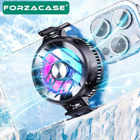 Forzacase 5000 RPM Kablolu Işıklı Cep Telefonu Soğutucu Isı Önleyici Fan - FC588