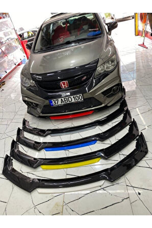 Volkswagen Golf Mk4 Flaplı Yan Marşpiyel Eki + 4 Parça Beyaz Ön Ek Piano Black Set