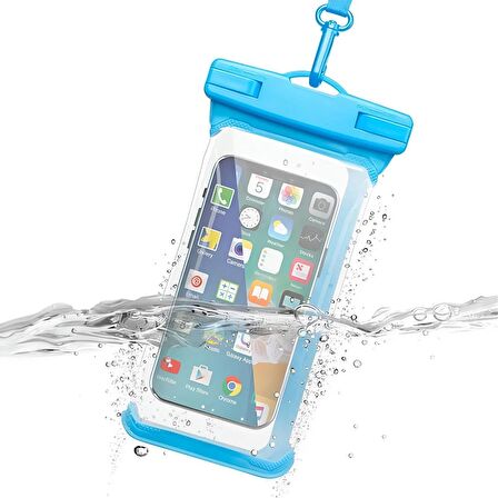 Forzacase Universal  6.1 inç Telefonlar için Boyun Askılıklı Su Geçirmez Koruma Kılıfı - FC605