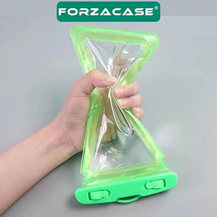 Forzacase Universal  6.1 inç Telefonlar için Boyun Askılıklı Su Geçirmez Koruma Kılıfı - FC605