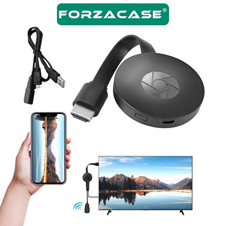 Forzacase HDMI 4K Çözünürlük Kablosuz Görüntü Ve Ses Aktarıcı / Tablet Telefondan Televizyona FC689