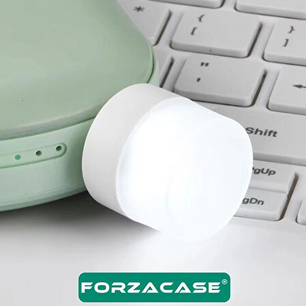 Forzacase Mini USB Led Lamba Taşınabilir Adaptör Bağlantı, PowerBank Bağlantı Mini Led - FC710