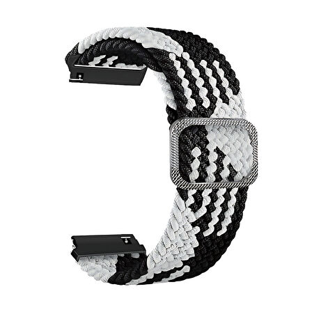 Forzacase Xiaomi Watch S1 - Watch S1 Active ile uyumlu Esnek Hasır Örgü Tokalı Kordon Kayış - FC739