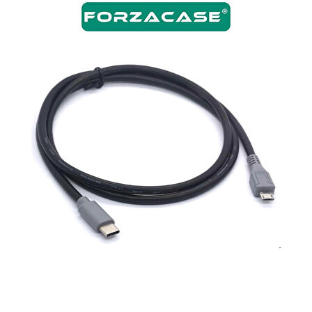 Forzacase Type-C to Micro USB Çevirici Kablo 1 metre - FC744