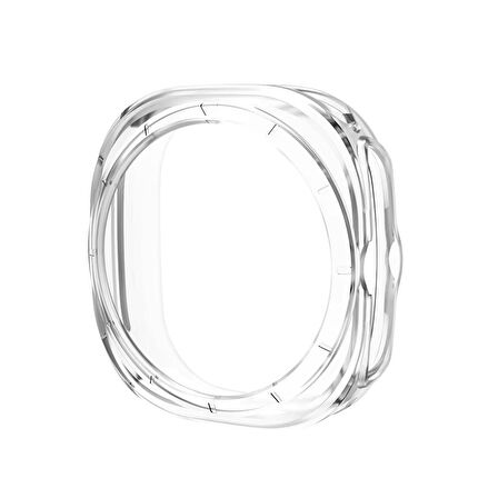 Forzacase Samsung Galaxy Watch 7 Ultra 47mm ile uyumlu Önü Açık Silikon Kılıf - FC764