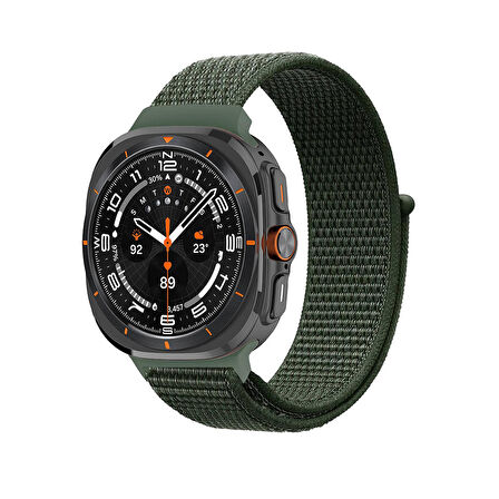 Forzacase Samsung Galaxy Watch 7 Ultra için Esnek Hasır Örgü Kordon Kayış - FC782