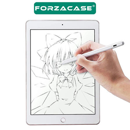 Forzacase Universal Tabletler iOS Android ile uyumlu Manyetik Aktif Stylus Dokunmatik Kalem - FC787