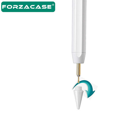 Forzacase Universal Tabletler iOS Android ile uyumlu Manyetik Aktif Stylus Dokunmatik Kalem - FC787