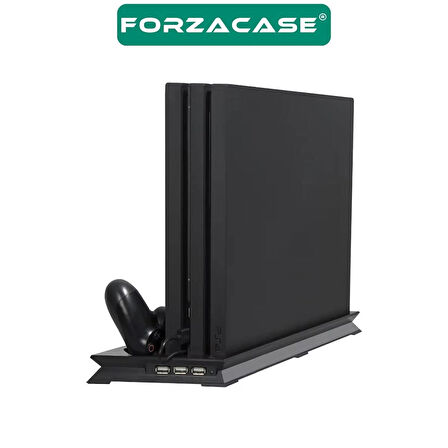 Forzacase PS4 Pro uyumlu Şarj ve Soğutucu Stand - FC811