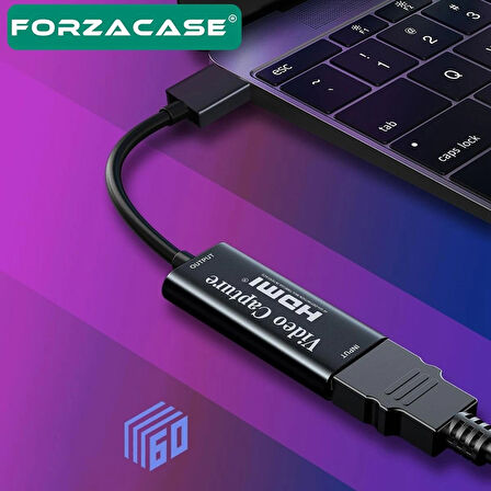 Forzacase USB TO HDMI Adaptör 1080P 60hz Görüntü Aktarıcı Kablo Adaptör - FC825