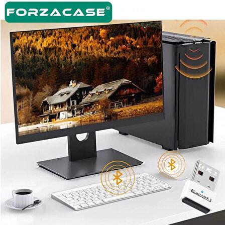 Forzacase Mini v5.3 USB Bluetooth Dongle 5.3 Bluetooth Adaptör - FC827