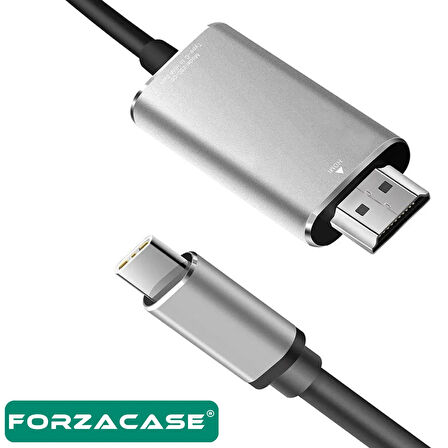 Forzacase Type-C 4K Ultra Full HD 60Hz HDTV Görüntü Aktarım Kablosu Macbook Telefon uyumlu - FC832