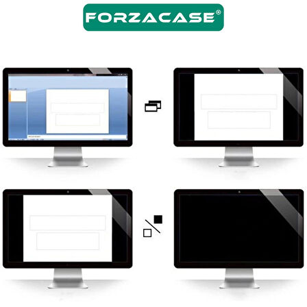 Forzacase 2.4 GHz Kablosuz Sunum Kumandası Sunum Slayt Kumandası 15 Metre Çekim Mesafeli - FC835