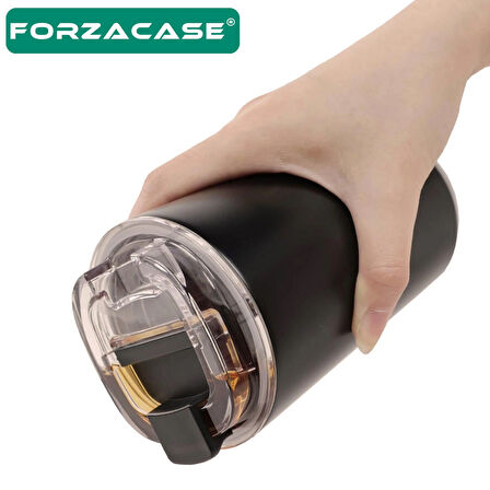 Forzacase Çift Katmanlı Paslanmaz Çelik 240ml 6 Saat Sıcak Soğuk Tutan Bardak Termos Mug - FC845