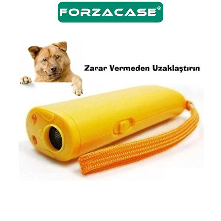 Forzacase Ultrasonik Ses Dalgası Köpek Kovucu ve Eğitici Cihaz - FC849