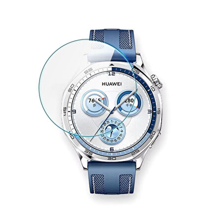 Forzacase Huawei Watch GT5 Pro 46mm ile uyumlu Temperli Kırılmaz Cam Ekran Koruyucu - FC861