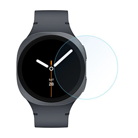 Forzacase Samsung Galaxy Watch 8 40mm ile uyumlu Temperli Kırılmaz Cam Ekran Koruyucu - FC861