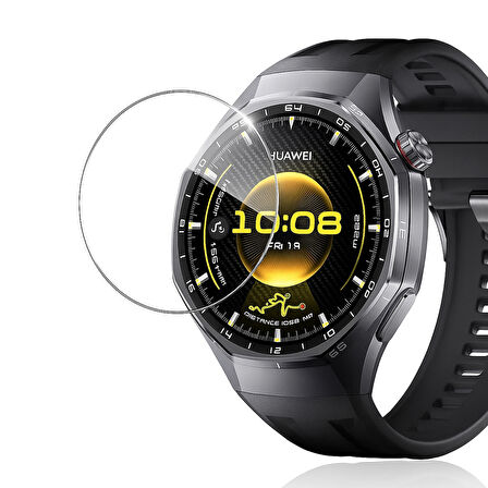Forzacase Huawei Watch GT6 Pro 46mm ile uyumlu Temperli Kırılmaz Cam Ekran Koruyucu - FC861