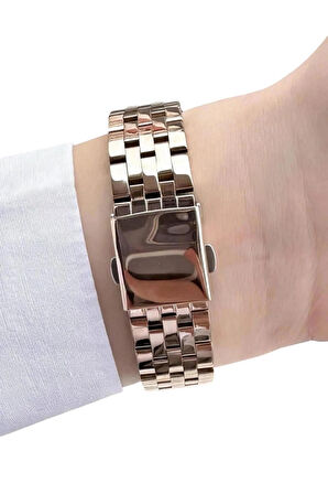 Ferrucci Rosegold Çelik Şık Kadın Kol Saati+Nazarlıklı Set Hediyeli