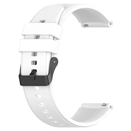 Forzacase Huawei Watch GT5 Pro 42mm ile uyumlu Tokalı Silikon Kordon Kayış - FC870