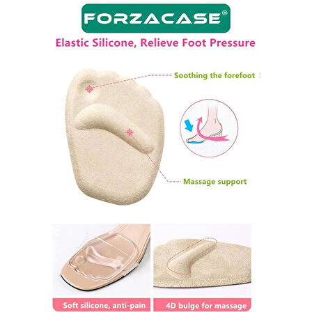 Forzacase Ayak Rahataltıcı Sünger Ayakkabı Padi Metatarsal 2 li Pad - FC873