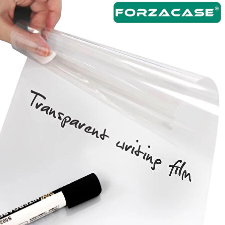 Forzacase PVC Silinebilir Kendinden Yapışkanlı Şeffaf Tahta Filmi - 2 Metre x 60 cm - FC912