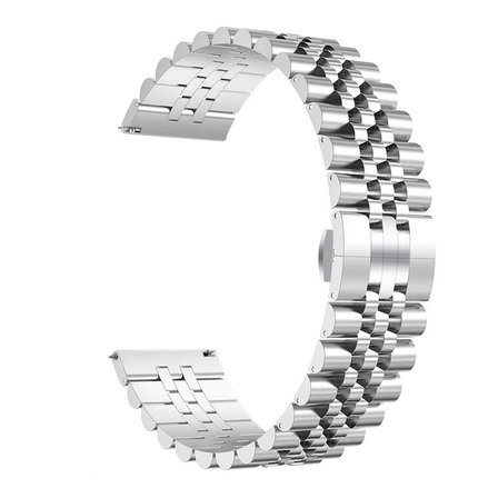 Forzacase Samsung Gear S4 42mm ile uyumlu Rolex Tasarım Metal Kordon Kayış - FC926