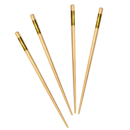 Forzacase Çok Kullanımlık Bambu Çin Çubuğu Chopsticks 24 cm 4 Adet - FC928