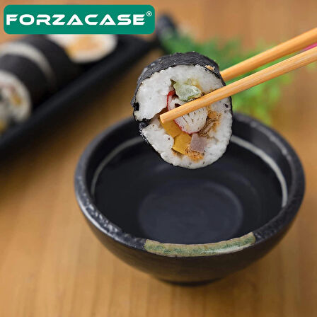 Forzacase Çok Kullanımlık Bambu Çin Çubuğu Chopsticks 24 cm 4 Adet - FC928