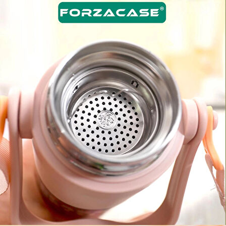 Forzacase Paslanmaz Çelik 800 ml 10 Saat Sıcak Soğuk Tutan Çay Kahve Su Termosu - FC940L