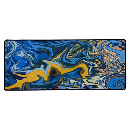 Forzacase Kaymaz Tabanlı Mouse Pad Büyük Boy Gaming Oyuncu uyumlu XL 70 x 30 cm Colorful - FC985
