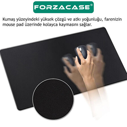 Forzacase Kaymaz Tabanlı Mouse Pad Büyük Boy Gaming Oyuncu uyumlu XL 70 x 30 cm Colorful - FC985