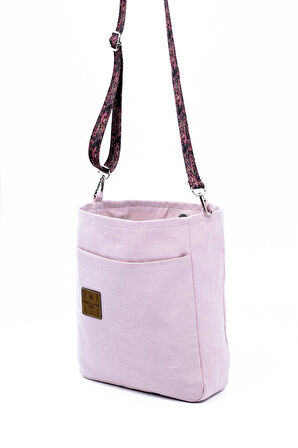 Omuz Çanta Duck Kumaş Pembe