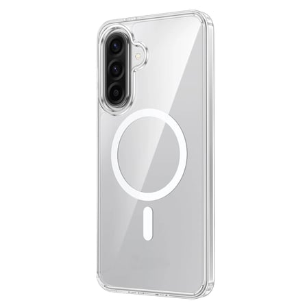 Forzacase Samsung Galaxy A57 uyumlu ClearMag Serisi Magsafe Özellikli Kristal Şeffaf Sert PC Kılıf